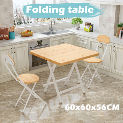 โต๊ะอเนกประสงค์ โต๊ะพับเก็บได้ โต๊ะพับ  โต๊ะกินข้าว โต๊ะไม้พับได้ โต๊ะไม้ Folding table