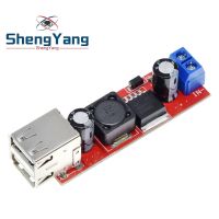 ShengYang DC 6V-40V To 5V 3A Double USB Charge DC-DC Step-down Converter Module For Vehicle Charger LM2596 Dual USB