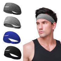 4 PCS Sports Sweat Head Band สำหรับผู้ชาย Wome ที่มีคุณภาพสูงน้ำหนักเบาไม่มีการลื่นที่คาดผมวิ่งระบายอากาศได้ยืดหยุ่นดูดซับน้ำแห้งเร็วสำหรับกีฬากลางแจ้งเดินป่าขี่จักรยานวิ่งออกกำลังกายยิมโยคะ