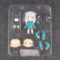 【New-store】 Mamas &amp; Babies ของสะสมของเล่น PVC ตุ๊กตาขยับแขนขาได้ Izumi Sagiri อาจารย์ Eromanga ขนาด10ซม. 774ของเล่นการ์ตูนอนิเมะ