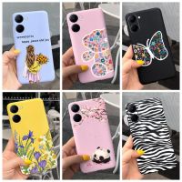 สำหรับ Realme C33เคสทีพียูนุ่มน่ารักรูปหมีผีเสื้อฝาหลังสำหรับ C33 Realme RMX3624เคสโทรศัพท์