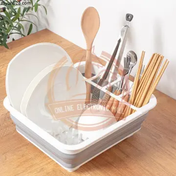 B&Z Kitchen Dish Drainer Rack Over the Sink Dish Rack Plates