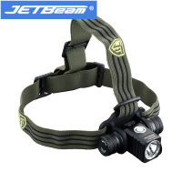 Jetbeam ไฟฉาย LED HR25ไฟหน้า Cree XM-L2 800 Lumens 18650ไฟหน้า1ชิ้น18650แบตเตอรี่เครื่องชาร์จ USB