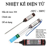 Nhiệt Kế Nấu Ăn Pha Sữa - Mua ngay nhiệt kế điện tử màn hình LCD đo nhiệt