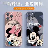 ▫เหมาะสำหรับ Apple 14pro เคสโทรศัพท์มือถือ iPhone 13กระต่ายปีใหม่8Plus Mickey Minnie 7 Couple X Can