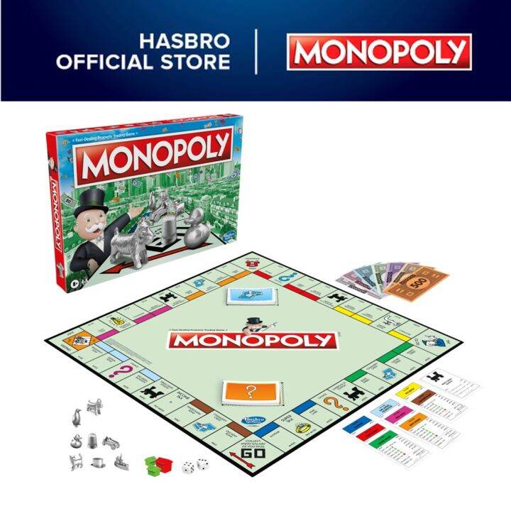 Hasbro Monopoly Board Game Classic Family Original NEW Includes