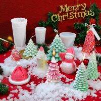 Christmas Candle Mold Silicone Mold for Candle Making DIY Scented Candle Xmas Gifts Christmas Soap Making Mold