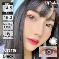 ⚡️ มีค่าสายตา ⚡️ลายดังTiktok คอนแทคเลนส์ Montra Lens มนตรา Nora Black Gray Brown Choco แถมตลับ แบบบิ๊กอายตาโต สายตาปกติ และ ค่าสายตาสั้น