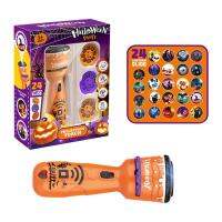 Kids Projector Flashlight Halloween Theme Childrens Projector Flashlight Before Going to Bed Educational Learning Night Light with 3 Slides for Kids Ages 3-8 apposite