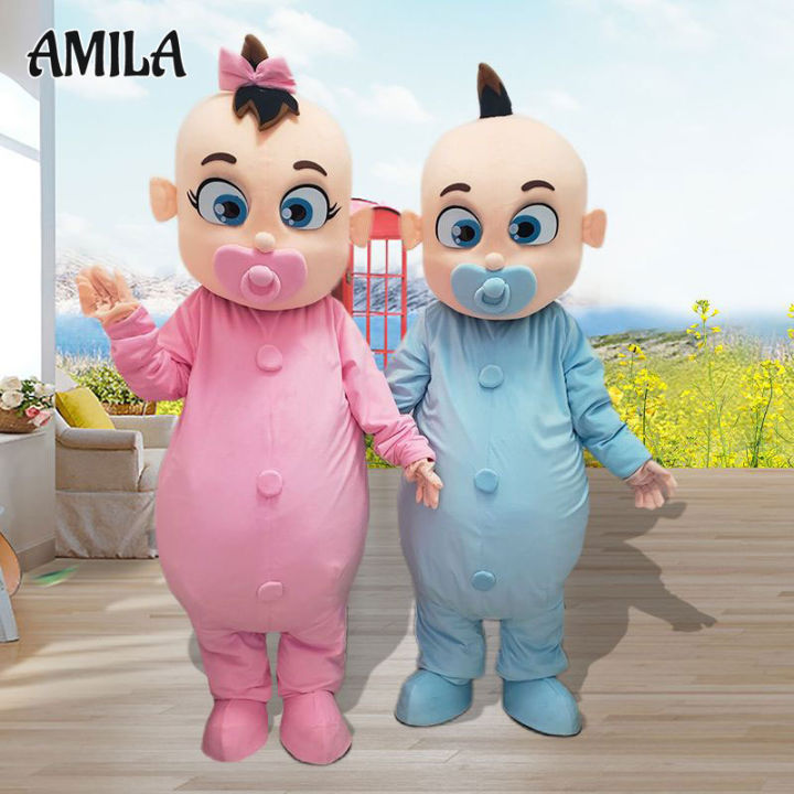 amila-จุกนมหลอกเครื่องแต่งกายสำหรับตุ๊กตาการ์ตูนทารกเพศชายและเพศหญิงเครื่องแต่งกายแสดงตุ๊กตาของตกแต่งเดิน