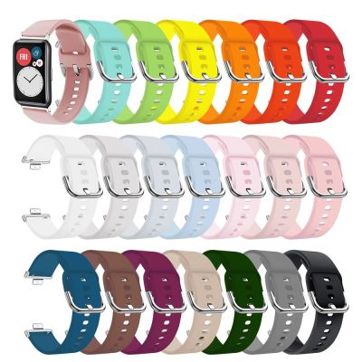 【CC】 Silicone Band for FIT Smartwatch Accessories Wrist bracelet correa huawei watch fit 2021