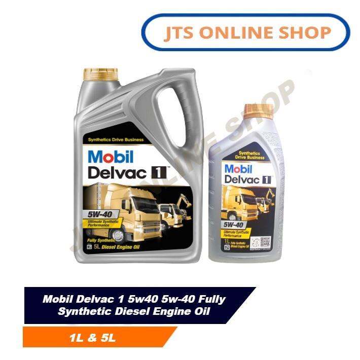 Mobil Delvac 1 5w40 5w-40 Fully Synthetic Diesel Engine Oil | Lazada PH