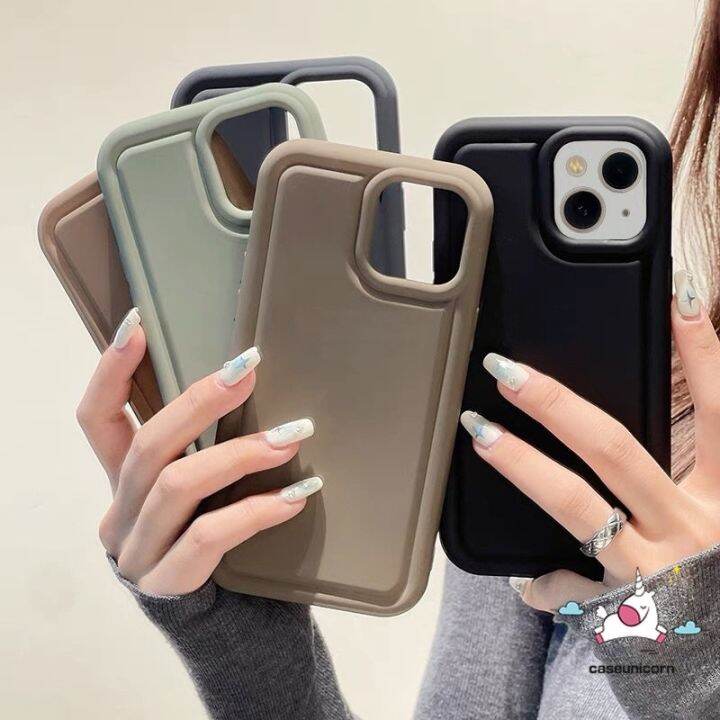 เคสโทรศัพท์มือถือ-ซิลิโคนนิ่ม-ผิวด้าน-หนา-กันกระแทก-เรียบง่าย-หรูหรา-สําหรับ-iphone-14-13-12-max-7plus-8plus-xr-6-6s-7-8-x-xs-2020