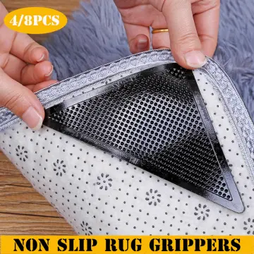 Non-Slip Rug Gripper Pad Reusable Rug Pads Rug Tape Stickers Washable Area  Rug Pad Carpet