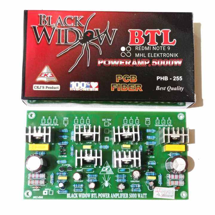 Kit Driver Power Amplifier 5000W BTL Black Widow PHB-255 CKJ | Lazada