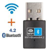 1PC 150Mbps WiFi Bluetooth-compatible Wireless Adapter USB Adapter 2.4G V4.0 Dongle Network Card RTL8723BU for Desktop Laptop PC  USB Network Adapters