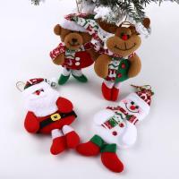 HYD0856 ซานตาคลอส Snowman Elk Bear คริสต์มาส ตุ๊กตา น่ารัก แขวน ตกแต่ง ตกแต่งต้นคริสต์มาส จี้คริสต์มาส ตุ๊กตาของเล่น เครื่องประดับ