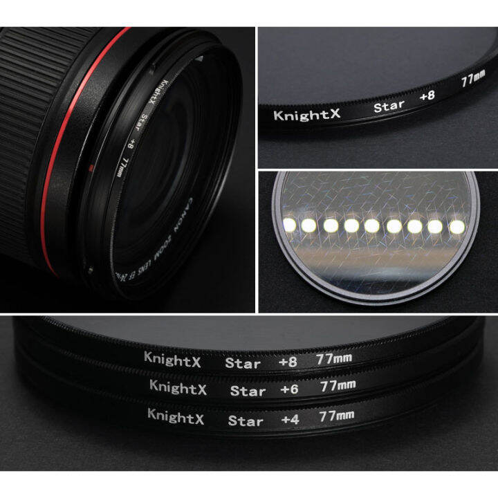 knightx-star-line-4-6-8-star-camera-lens-filter-for-canon-sony-nikon-1200d-200d-24-105-d80-700d-d5100-dslr-60d-52mm-58mm-67mm