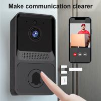 ✼❈ Outdoor WiFi Smart Home Camera Video Doorbell Security Door Bell Night Vision Video Intercom Wireless Button Doorbell Household