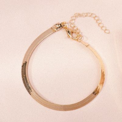 Classic Snake Chain Bracelet for Women Trend Gold Color Stainless Steel Chain Bracelets For Women Jewelry Gift Wristband