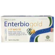 Men vi sinh Enterbio gold có 3 tỷ lợi khuẩn, men tiêu hóa, giảm táo bón