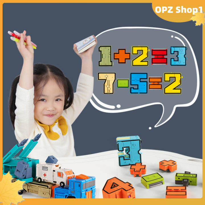 opz-ของเล่นหุ่นยนต์แปลงร่างดิจิทัลสำหรับเด็ก-ตัวต่อของเล่นเพื่อการศึกษาสำหรับเด็กผู้ชายเด็กผู้หญิง