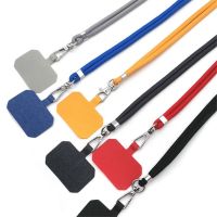 （ใหม่）ยูนิเวอร์แซ C Rossbody แพทช์โทรศัพท์ Lanyards สายคล้องโทรศัพท์มือถือเชือกเส้นเล็กไนล่อนนุ่มเชือกโทรศัพท์มือถือแขวนผู้ถือสาย Dropshipping