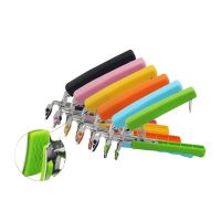 【jw】✤✒  Hot Bowl Holder Dish Clamp Pot Pan Gripper Clip Plate Tongs Silicone Handle