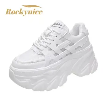 White chunky nike on sale shoes