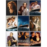 【hot】♤☢  Square/Round 5D Painting Titanic love story Embroidery