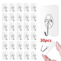 30PCS Wall Hooks Cup Sucker Hanger Use Adhesive Door Traceless Organizer