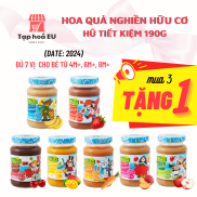 Mua 3 tặng 1 Tuýp hoa quả nghiền hữu cơ Hello nội địa EU nhiều vị thơm