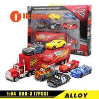 ฉันรู้ว่า1:64 7 In 1รถยนต์ Lightning McQueen,7,เอฟเฟคเสียงและแสงโมเดลรถโลหะผสมหล่อจาก Kids Toys ของเล่นสำหรับเด็กผู้ชาย