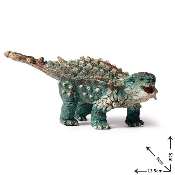 ของเล่นไดโนเสาร์จำลองจูราสสิกใหม่ล่าสุดเครื่องประดับรูปสัตว์-ankylosaurus-baotou-แบบคงที่โมเดลไดโนเสาร์แข็ง