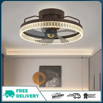 Shake Head Ceiling Fans With Led Light