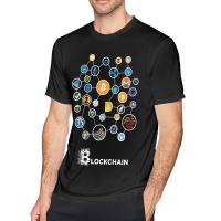 Cryptocurrency Bitcoin T Shirts Virtual currency Harajuku T-Shirt O Neck Beach Classic Tees for Male 4XL 5XL 6XL Tops