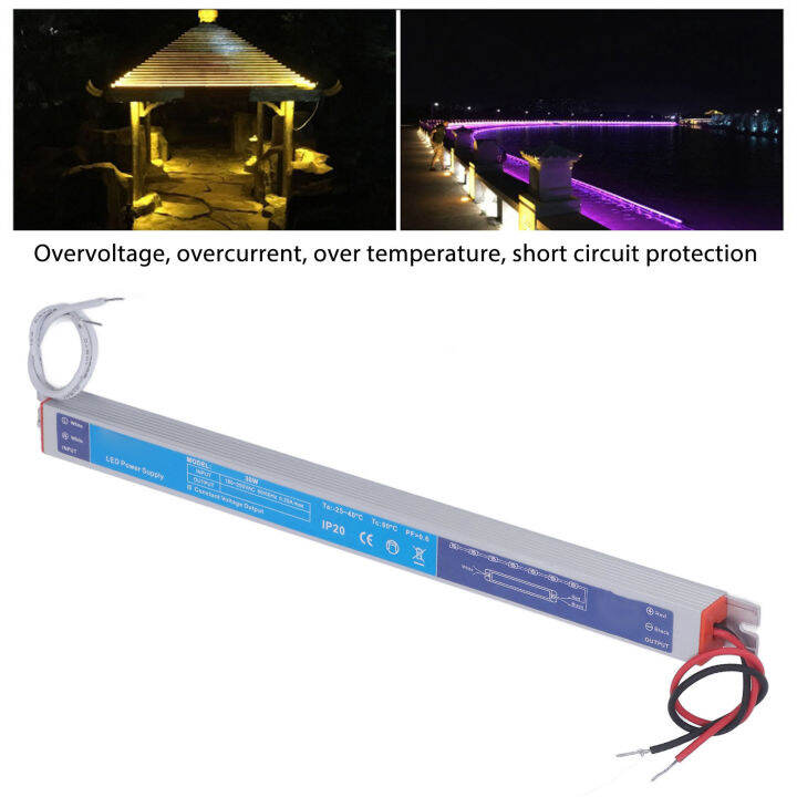 แหล่งจ่ายไฟ-led-ระบบป้องกัน-ip20-180-อินพุต250vac-ติดตั้งได้ง่ายระบบสำหรับการส่องสว่างในบ้าน-trafo-led