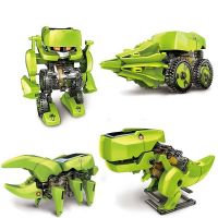 3 in 1 Solar Robot หุ่นยนต์โซลาร์เซลล์ สีฟ้า สีเขียว