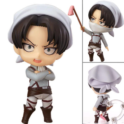 Nendoroid Figure Action SD จากการ์ตูนเรื่อง Attack on Titan ผ่าพิภพไททัน Levi รีไวล์ Ver แอ็คชั่น ฟิกเกอร์ Anime อนิเมะ การ์ตูน มังงะ Figma ฟิกม่า สามารถขยับได้ Doll ตุ๊กตา ของขวัญ Gift manga Model โมเดล เนนโดรอยด์