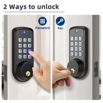 สมาร์ท Keyless เข้าสู่กลอนประตูหน้าดิจิตอลอิเล็กทรอนิกส์ความปลอดภัยด้วยแป้นพิมพ์กันน้ำสำหรับการใช้งานในครอบครัว