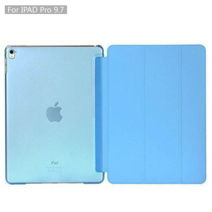 cool-case-เคสไอแพดโปร-ipad-pro-9-7-magnet-transparent-case-สีฟ้า-1404