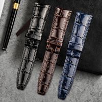 [ladies jewelry]20Mm 22Mm Italian Cowhide TRAP Needle Folding Buckle ClaspWatchband เหมาะสำหรับนาฬิกา Portugieser Series