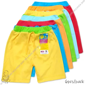 Kids Toddler Girls Cotton Underpants Cute Fruits Print Underwear Shorts  Pants Briefs Trunks 4PCS Underwear (Yellow, 4-5 Years)