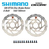 Shimano DEORE SM RT56 Brake Disc 6 Bolt Mountain Bikes Disc M610 RT56 M6000 Brake Disc 160MM 180MM MTB Bicycle Accessories