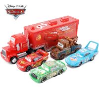 รถพิกซาร์เซ็ต2รถของเล่น3ชุดของขวัญสำหรับเด็กของเล่นรถโมเดล Diecast Lightning Mcqueen Mack Le ชุดกู้ภัยรถบรรทุก1:55