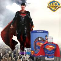 Warner Bros Limited Edition SuperMan Eau De Toilette Spray 100ml. น้ำหอมลิขสิทธิ์แท้จากวอร์เนอร์บราเธอร์กลิ่นหอมสุดสปอร์ตเซ็กซี่สำหรับหนุ่มที่มาพร้อมความมั่นใจผสานความเซ็กซี่ร้อนแรงในแบบฮีโร่สุดสตรอง สินค้านำเข้าของแท้ 100%