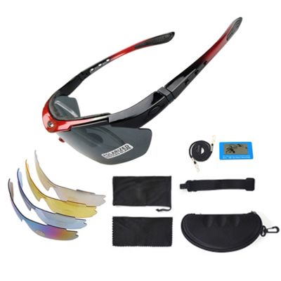 5 Lens Set Polarized Cycling Sun Glasses Outdoor Sports Bicycle Glasses Men Women Bike Sunglasses Goggles for Cycling Drive