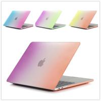 สำหรับApple Macbook Air 13 กรณีA1932 A2179 Macbook Pro 13 Macbook Retina 13 Macbook Pro 15 Retina 15 กรณีMacbook Air 11 กรณีA1370 A1465 Macbook 12 A1534,สีรุ้งฮาร์ดครอบคลุมกรณี