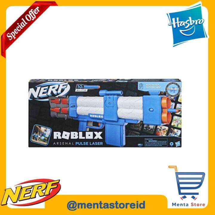 NERF Roblox Arsenal Pulse Laser Motorized Blaster SNI Hasbro Toys