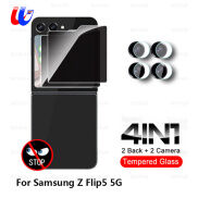 For Samsung Galaxy Z Flip5 Privacy Back Glass 4To2 Camera Tempered Glass
